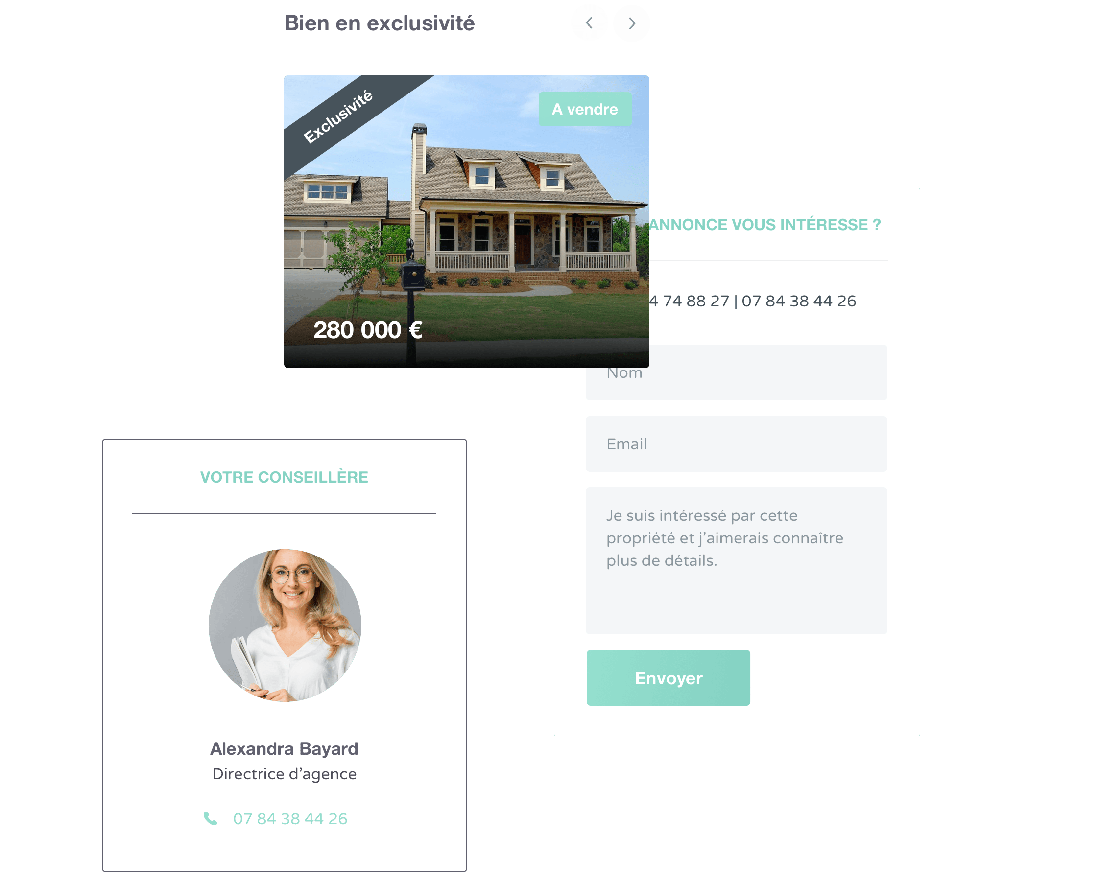 Widget Bayard Immobilier - Laura Savow