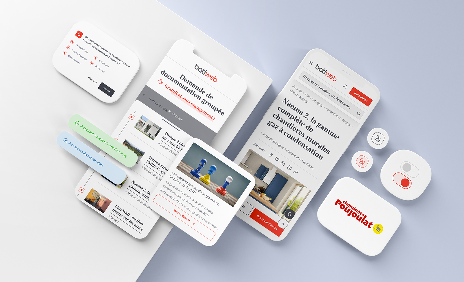 Mockup mobile Batiweb - Laura Savow