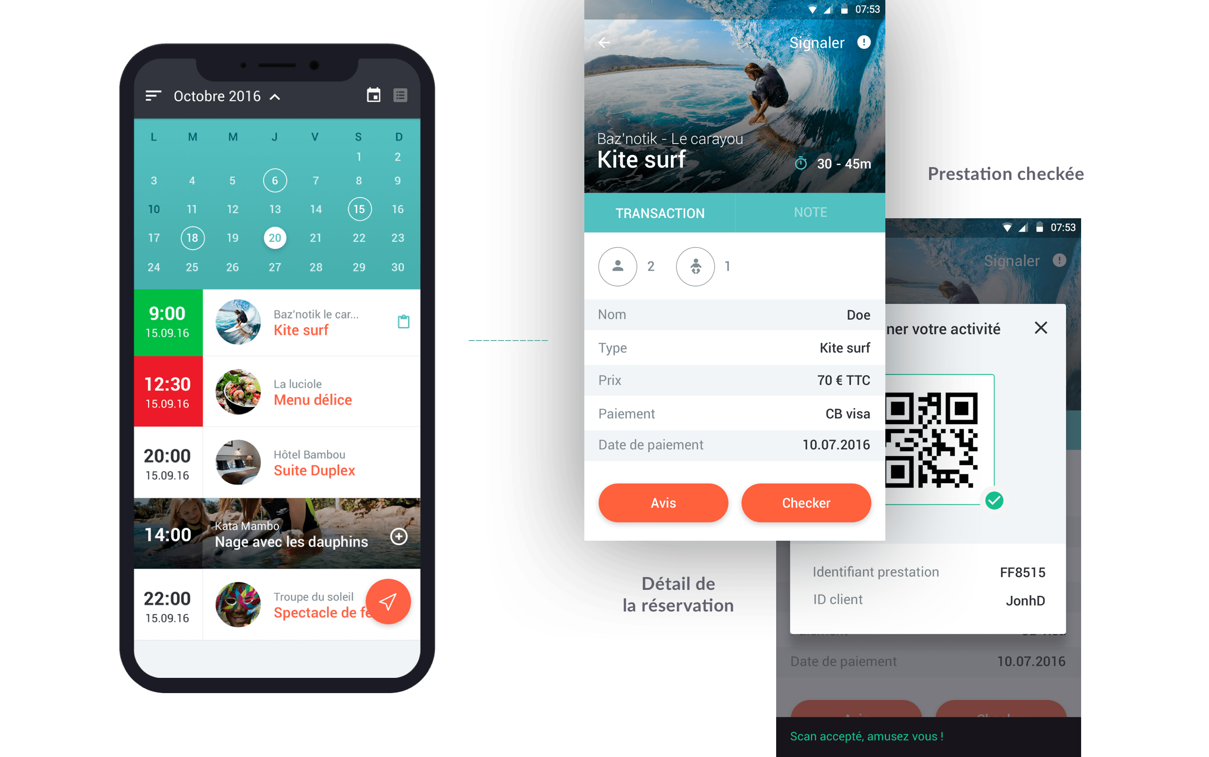 Application de réservation Jolydays - Laura Savow