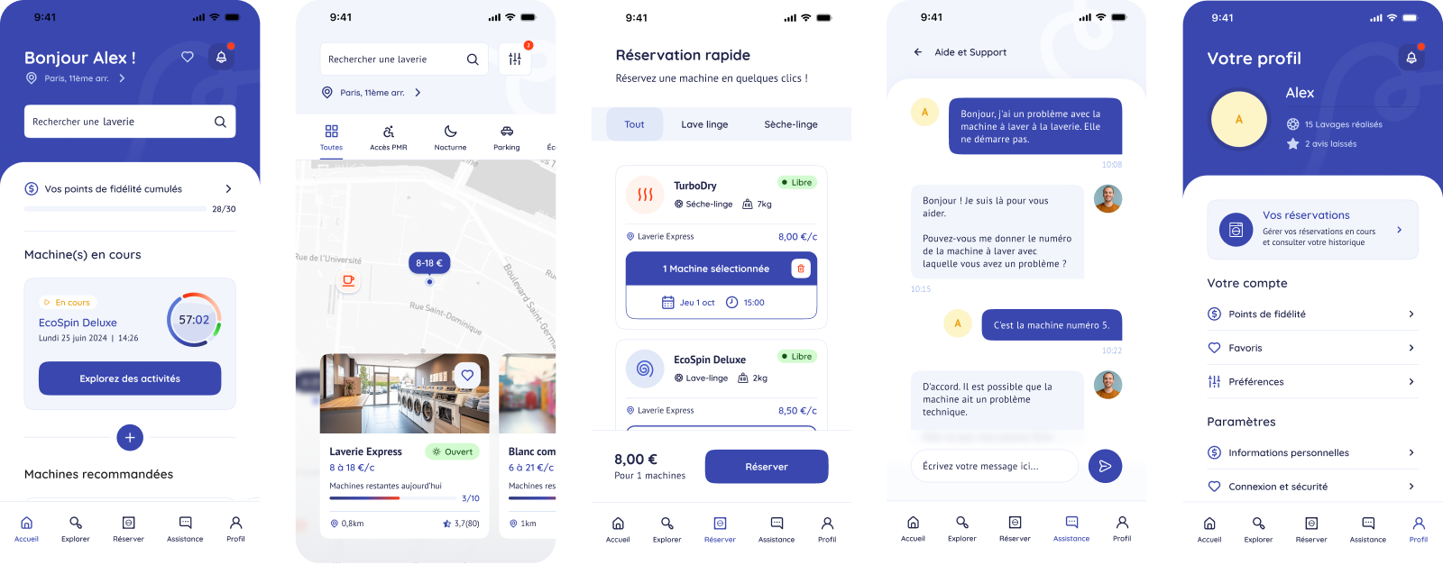 Prototype Whirly - Laura Savow UX/UI designer