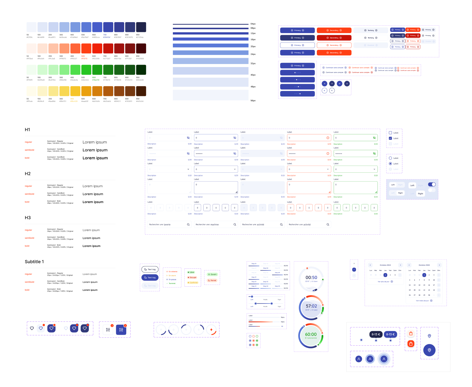 UI Kit Whirly - Laura Savow UX/UI designer